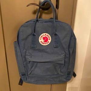 Blue Fjallraven Kanken backpack, 23510 Kanken, like new